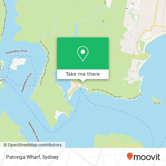 Mapa Patonga Wharf