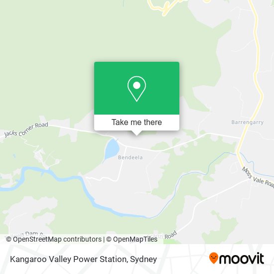 Kangaroo Valley Power Station map
