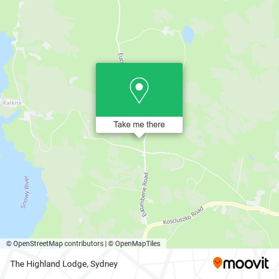 The Highland Lodge map