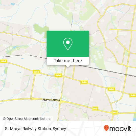 St Marys Railway Station map