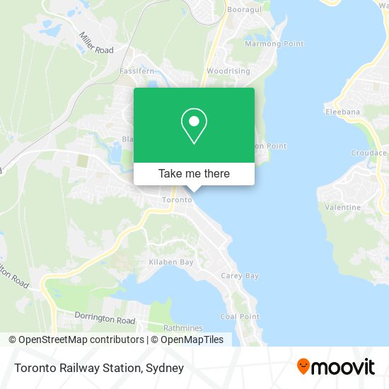 Toronto Railway Station map