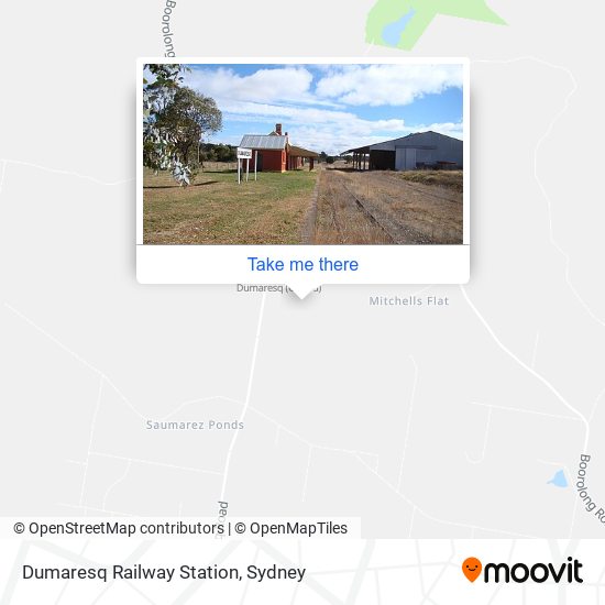 Dumaresq Railway Station map