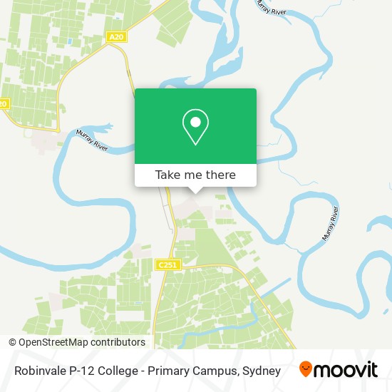 Mapa Robinvale P-12 College - Primary Campus