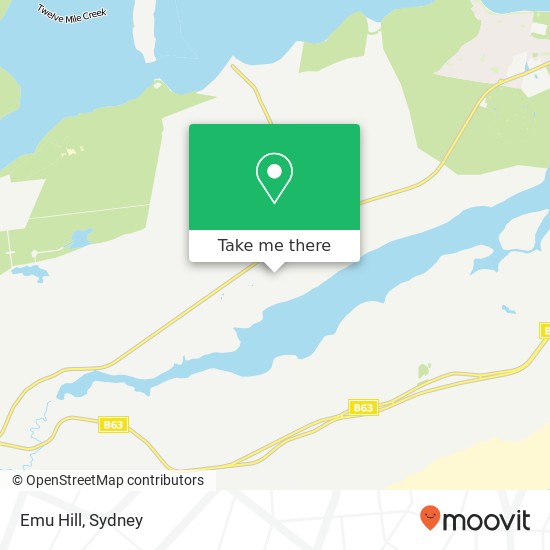 Mapa Emu Hill
