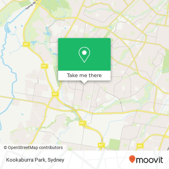 Kookaburra Park map