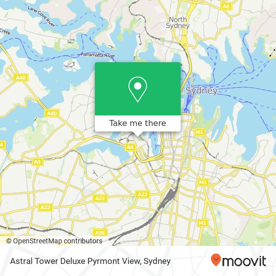 Astral Tower Deluxe Pyrmont View map