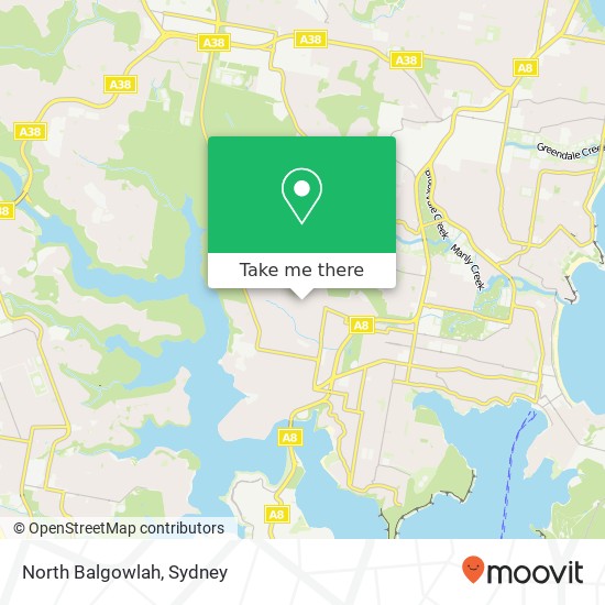 North Balgowlah map