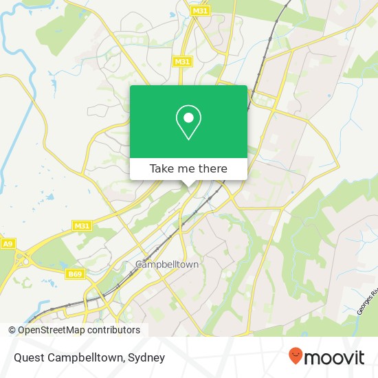 Quest Campbelltown map