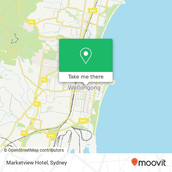 Marketview Hotel map