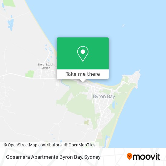 Gosamara Apartments Byron Bay map