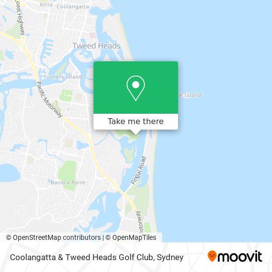 Coolangatta & Tweed Heads Golf Club map