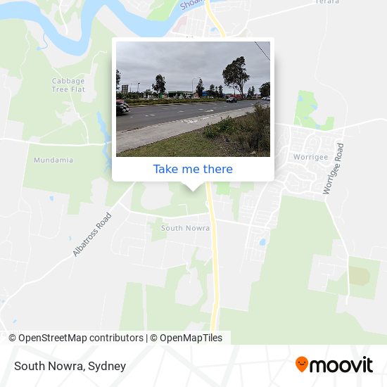 South Nowra map
