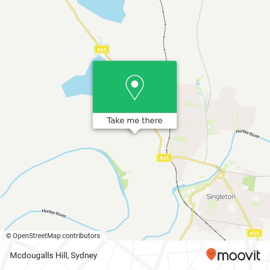 Mapa Mcdougalls Hill