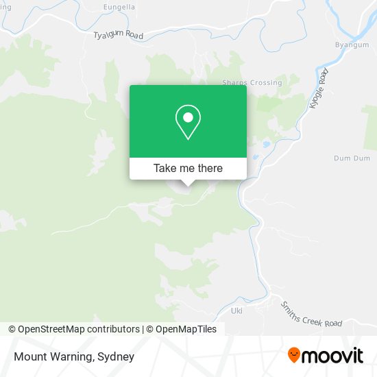 Mount Warning map