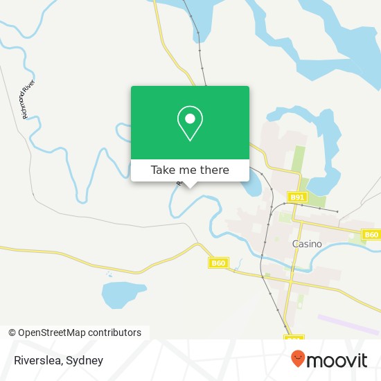 Riverslea map