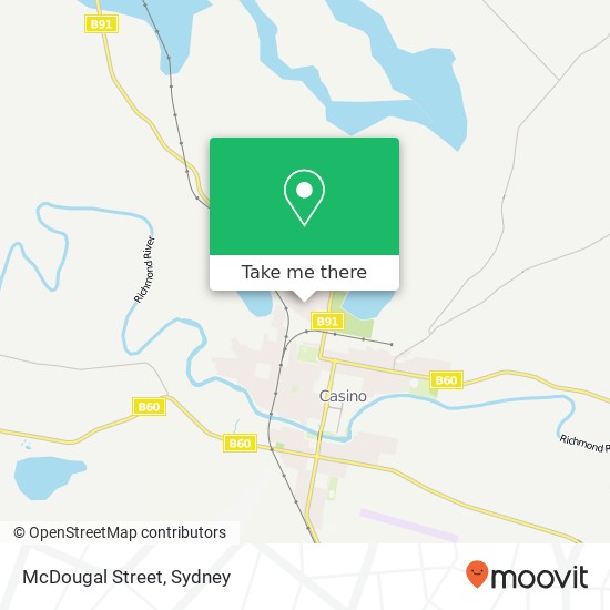 McDougal Street map