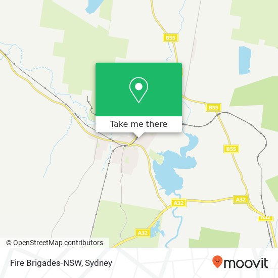 Fire Brigades-NSW map