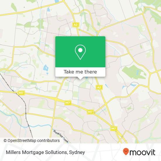 Millers Mortgage Sollutions map