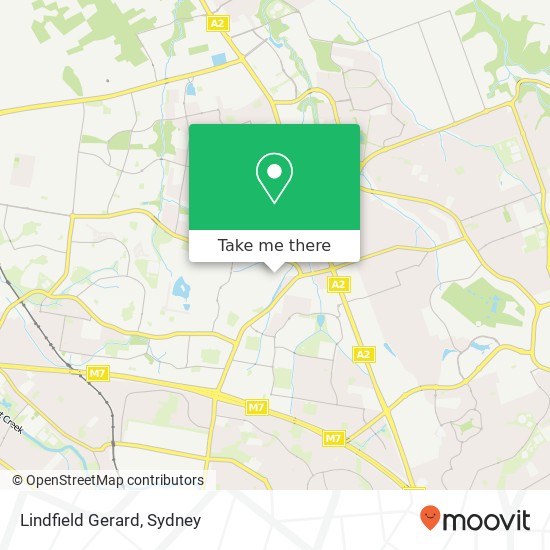 Lindfield Gerard map