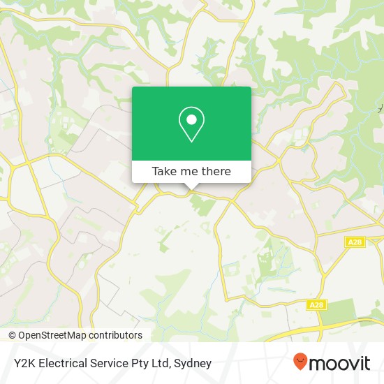 Y2K Electrical Service Pty Ltd map