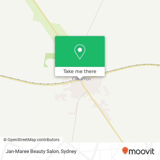 Mapa Jan-Maree Beauty Salon