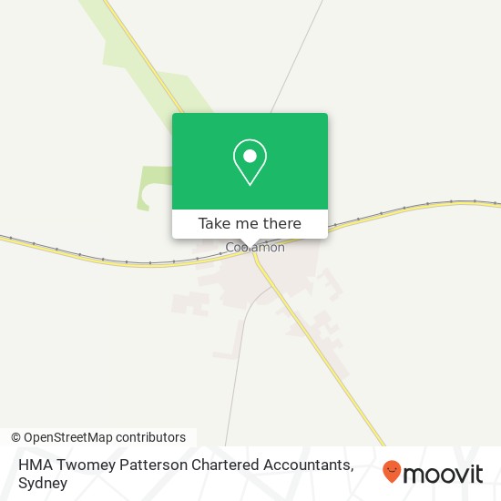 HMA Twomey Patterson Chartered Accountants map