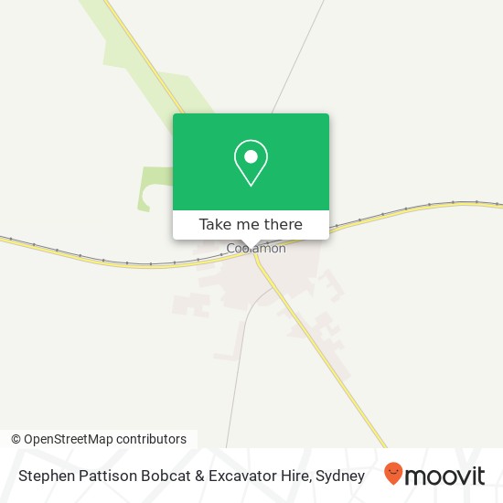 Mapa Stephen Pattison Bobcat & Excavator Hire