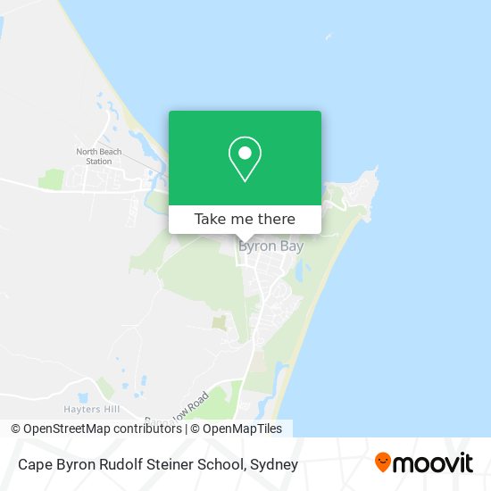 Cape Byron Rudolf Steiner School map