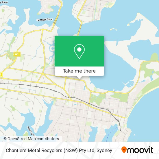 Mapa Chantlers Metal Recyclers (NSW) Pty Ltd