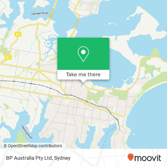 Mapa BP Australia Pty Ltd