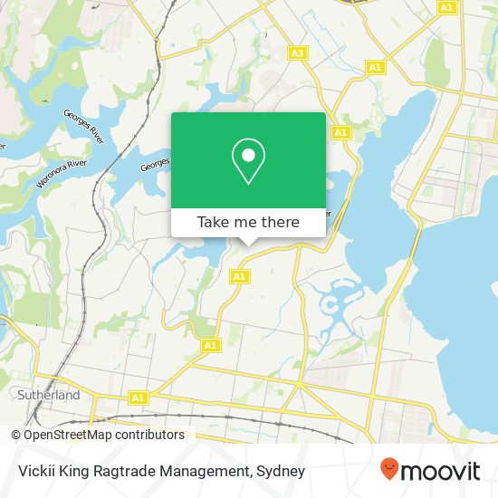 Vickii King Ragtrade Management map