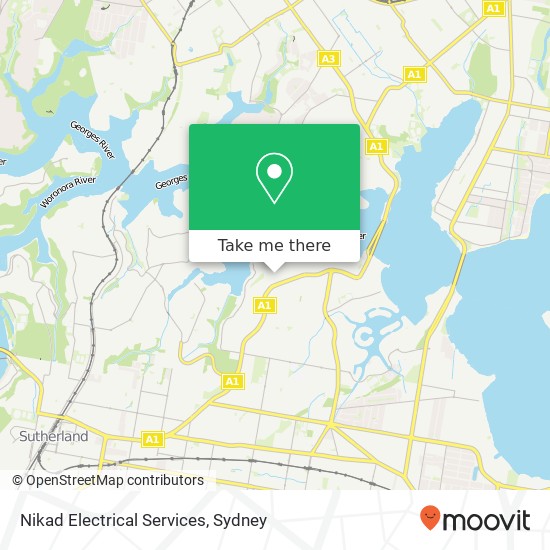 Nikad Electrical Services map