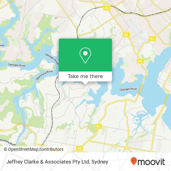 Jeffrey Clarke & Associates Pty Ltd map