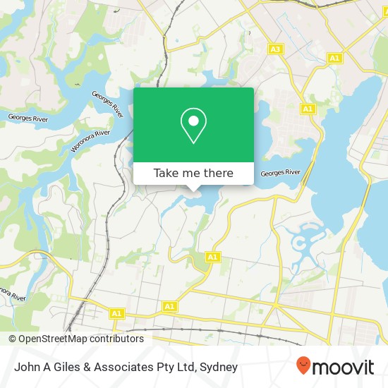 Mapa John A Giles & Associates Pty Ltd