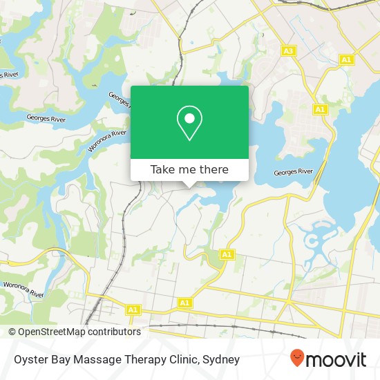 Oyster Bay Massage Therapy Clinic map