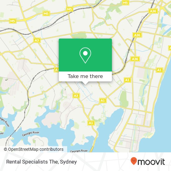 Rental Specialists The map