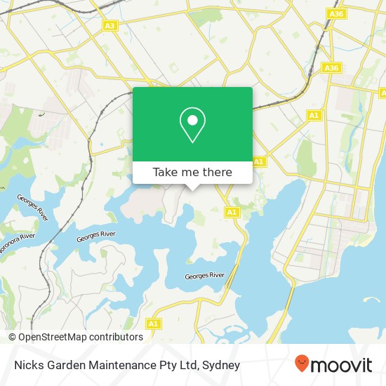 Nicks Garden Maintenance Pty Ltd map