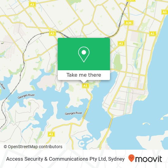 Access Security & Communications Pty Ltd map
