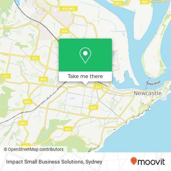 Impact Small Business Solutions map