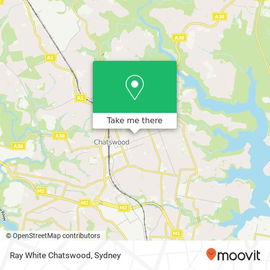 Mapa Ray White Chatswood