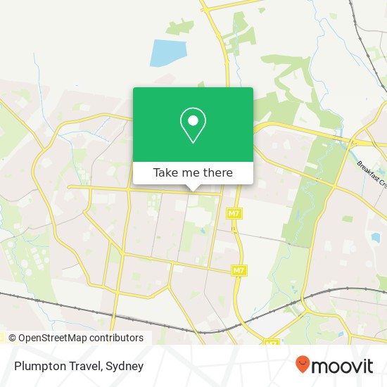 Plumpton Travel map