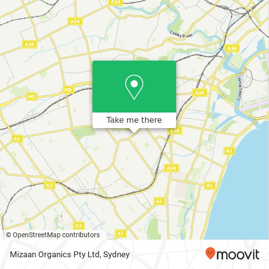 Mizaan Organics Pty Ltd map