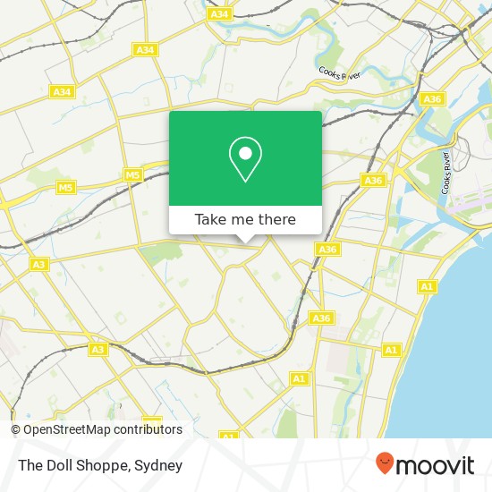 Mapa The Doll Shoppe