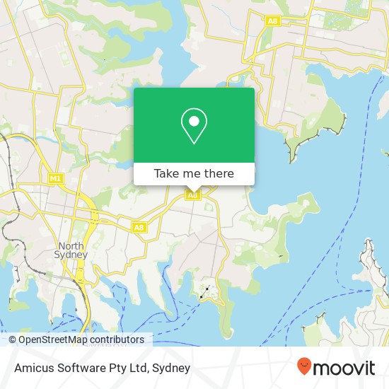 Amicus Software Pty Ltd map
