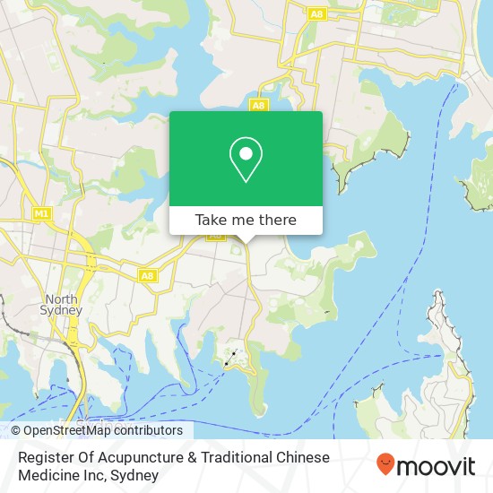 Register Of Acupuncture & Traditional Chinese Medicine Inc map