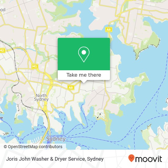 Mapa Joris John Washer & Dryer Service