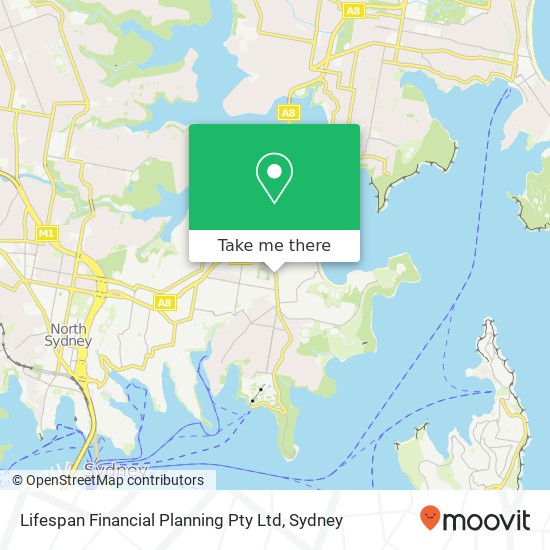 Lifespan Financial Planning Pty Ltd map