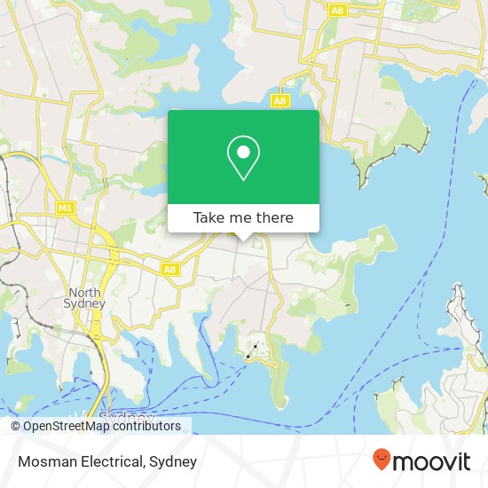 Mosman Electrical map
