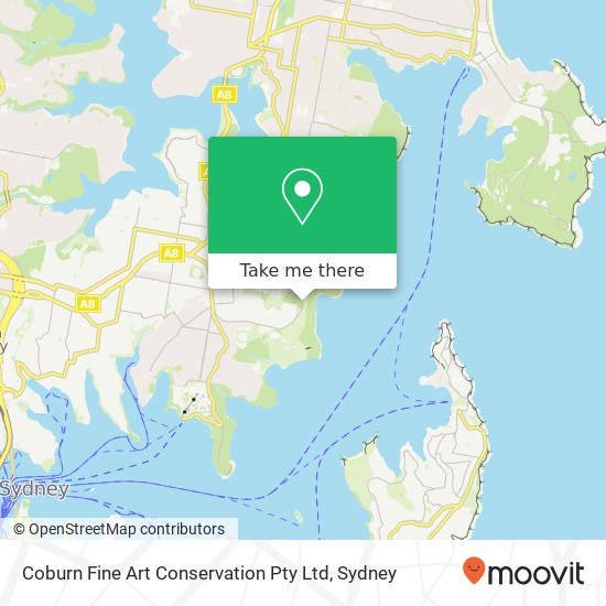 Coburn Fine Art Conservation Pty Ltd map