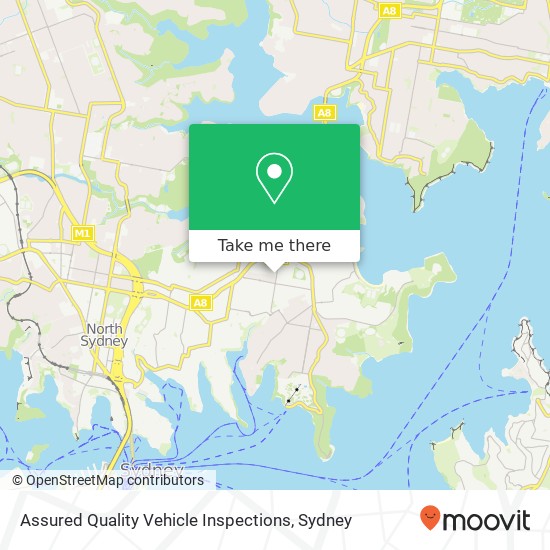 Assured Quality Vehicle Inspections map
